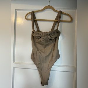 Belle the Label Vision one piece swim suit - khaki